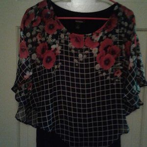 Ladies Blouse Poncho Boho style